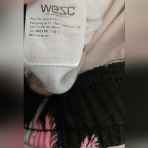 Conspriacy By Wesc Unisex Black And Pink Palm Tree Design Sweatsuit Size M/L - Picture 14 of 16